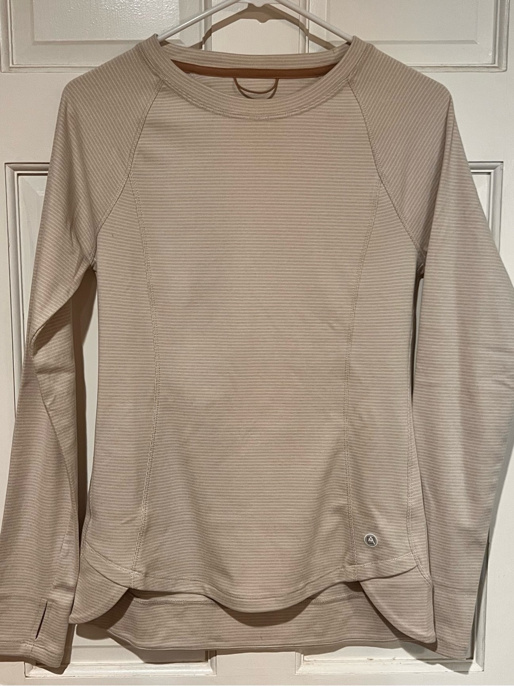 Avalanche Outdoor Supply Co. Women’s Long Sleeve Performance Top, Beige, Small